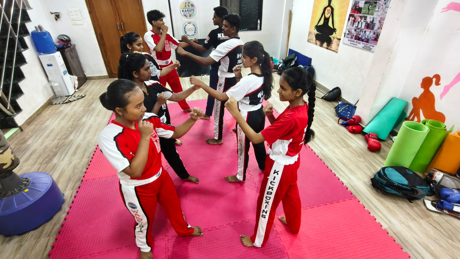 State level kickboxing match Pune