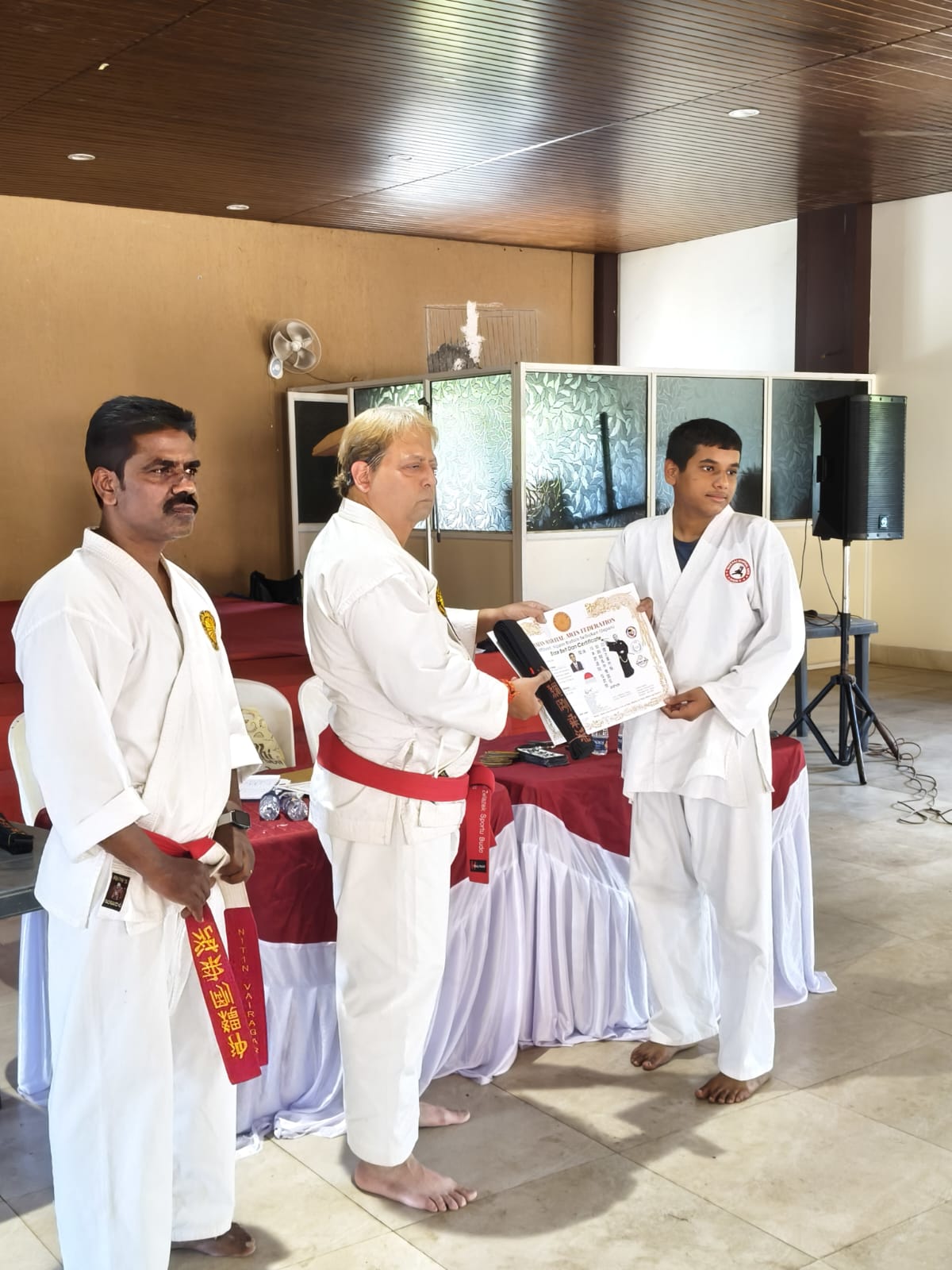 Belt Distribution Ceremony