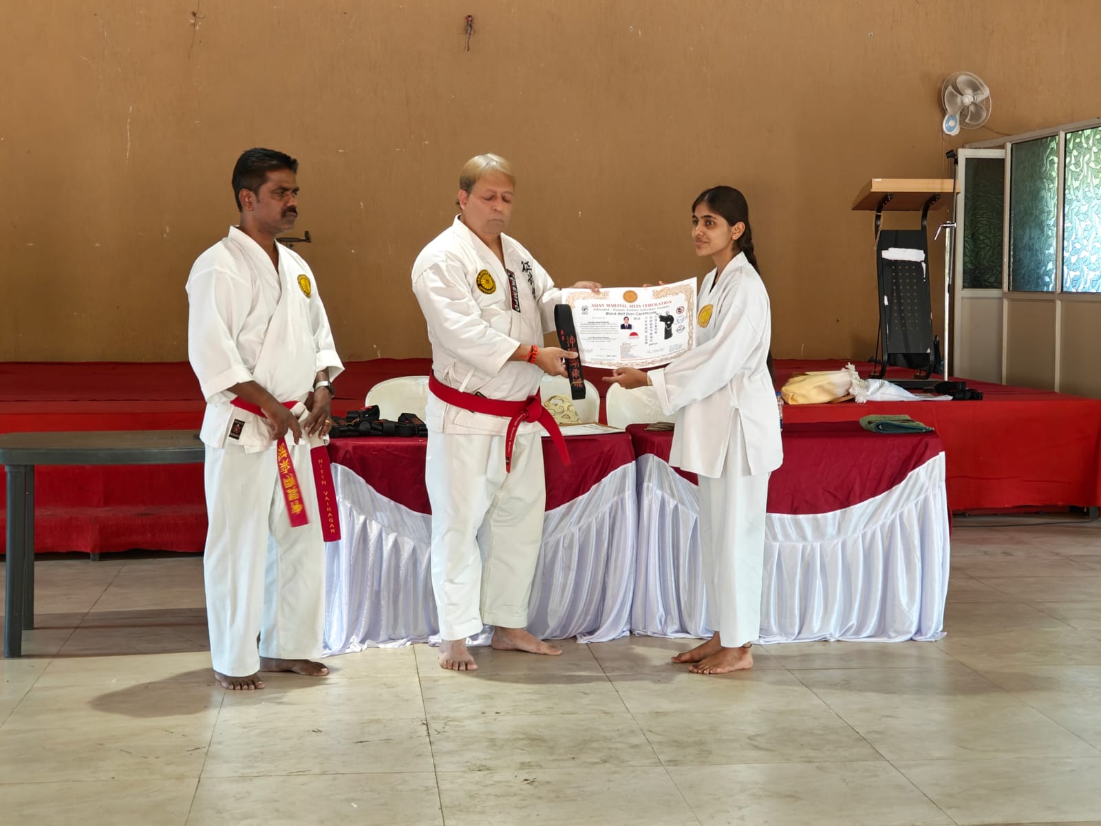 Belt Distribution Ceremony