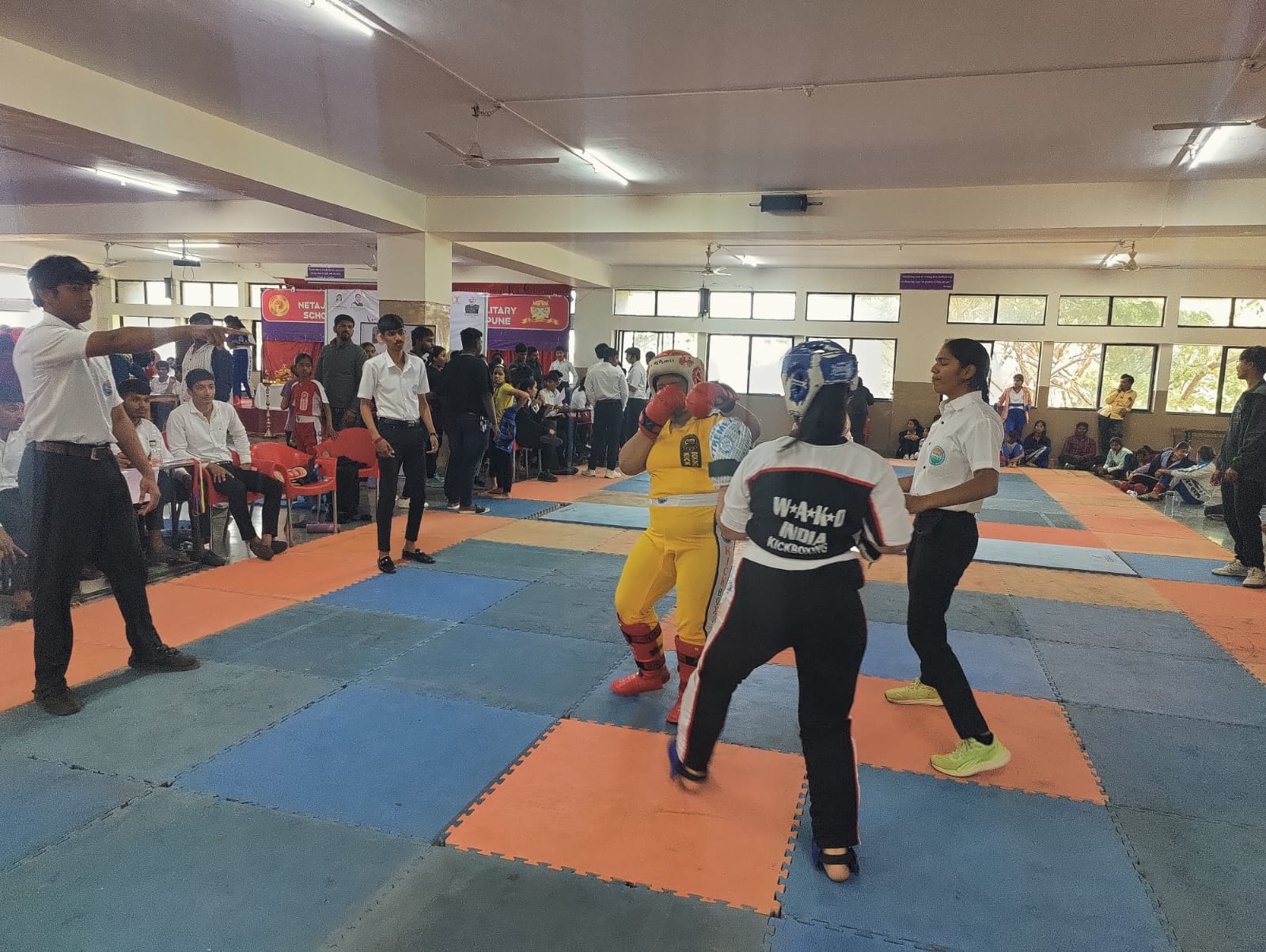 State level kickboxing match Pune